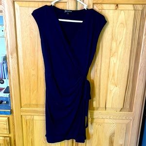 Navy BodyCon Wrap Dress